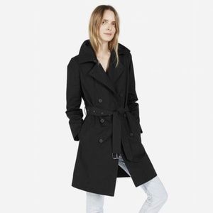 Everlane Trench, Black Sz S
